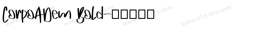 CorpoADem Bold字体转换